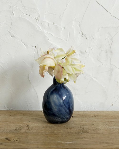 ޡ֥륬饹 ե١.3  Marble Glass Flower Vase.3 