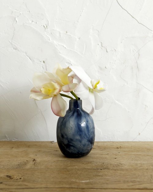  ޡ֥륬饹 ե١.5  Marble Glass Flower Vase.5 