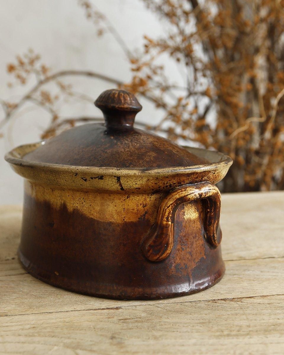 フランスアンティーク テリーヌポット.4 | Antiques Knock フランスアンティーク テリーヌポット.4 | Antiques Knock