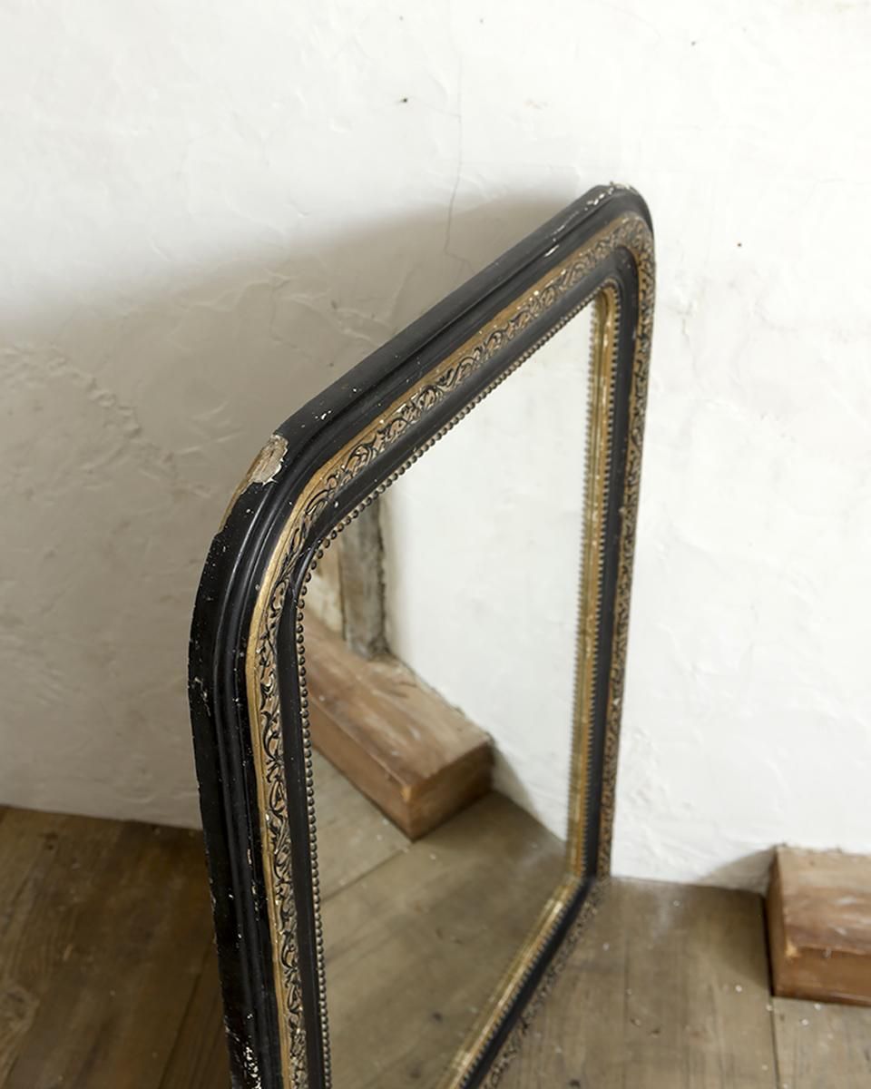 フランスアンティーク ナポレオン3世様式 ブラックペイント