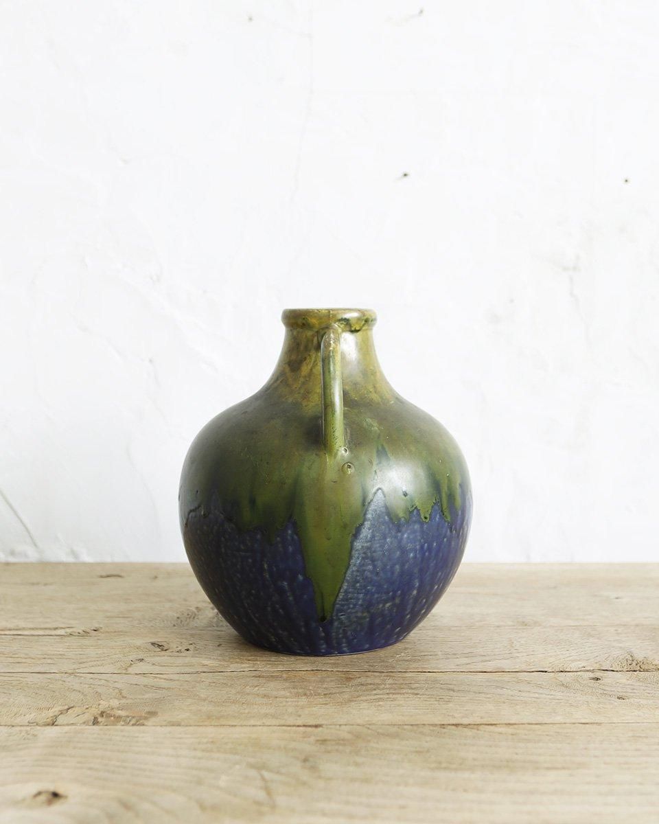 フランスアンティーク セラミックボトル/ フラワーベース.27