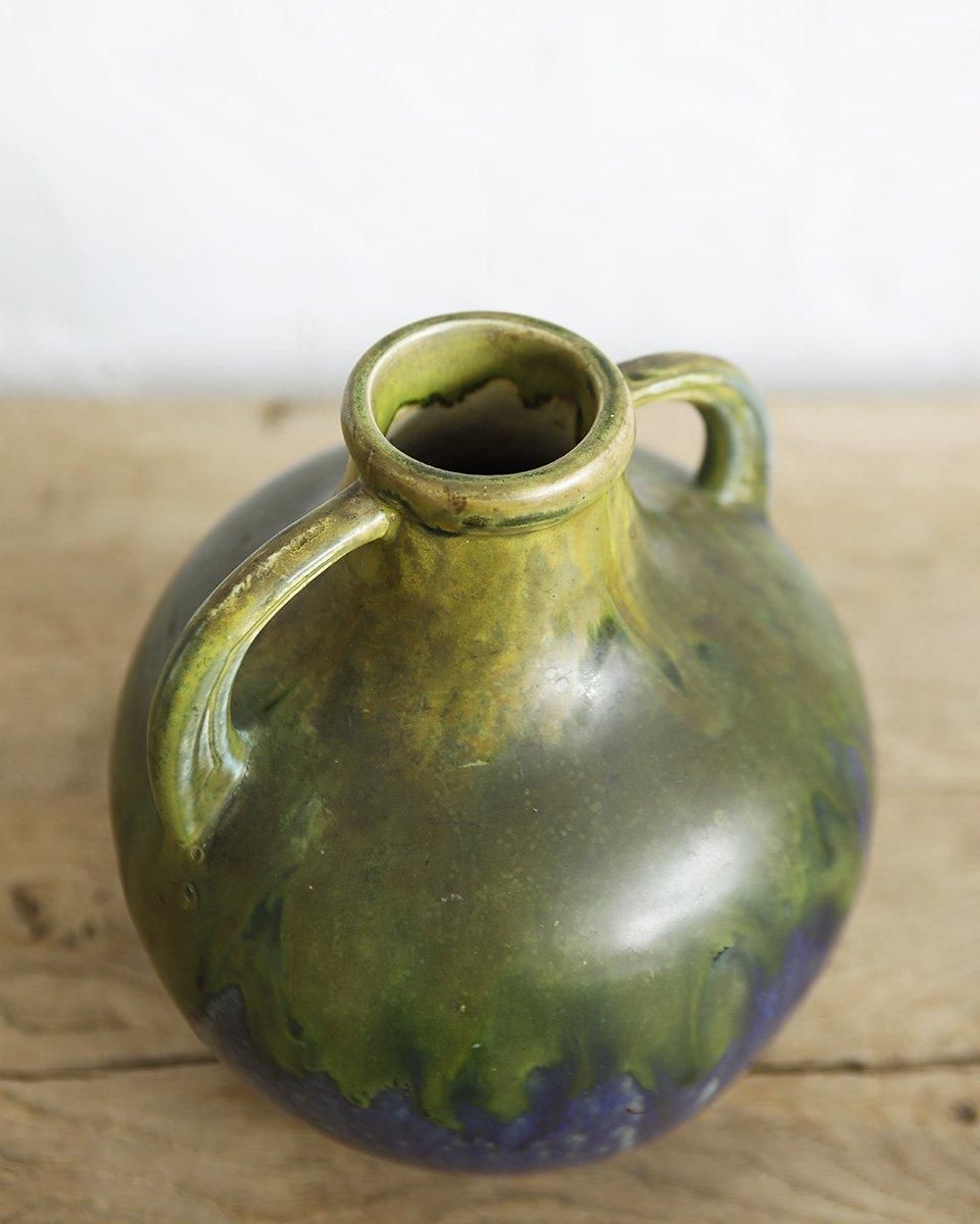 フランスアンティーク セラミックボトル/ フラワーベース.27