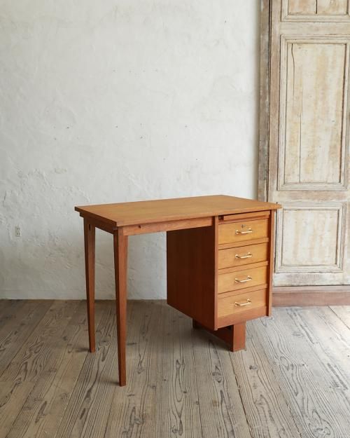 フランスアンティーク古木ダイニングテーブル/木製机/作業台/デスク(86-238 フランスアンティーク古木ダイニングテーブル/木製机/作業台