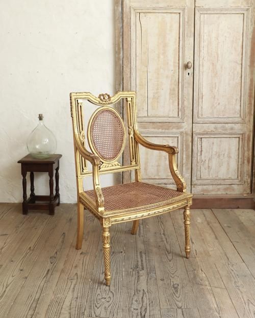  󥷡ȥ.3   Cane Seat Arm Chair.3  