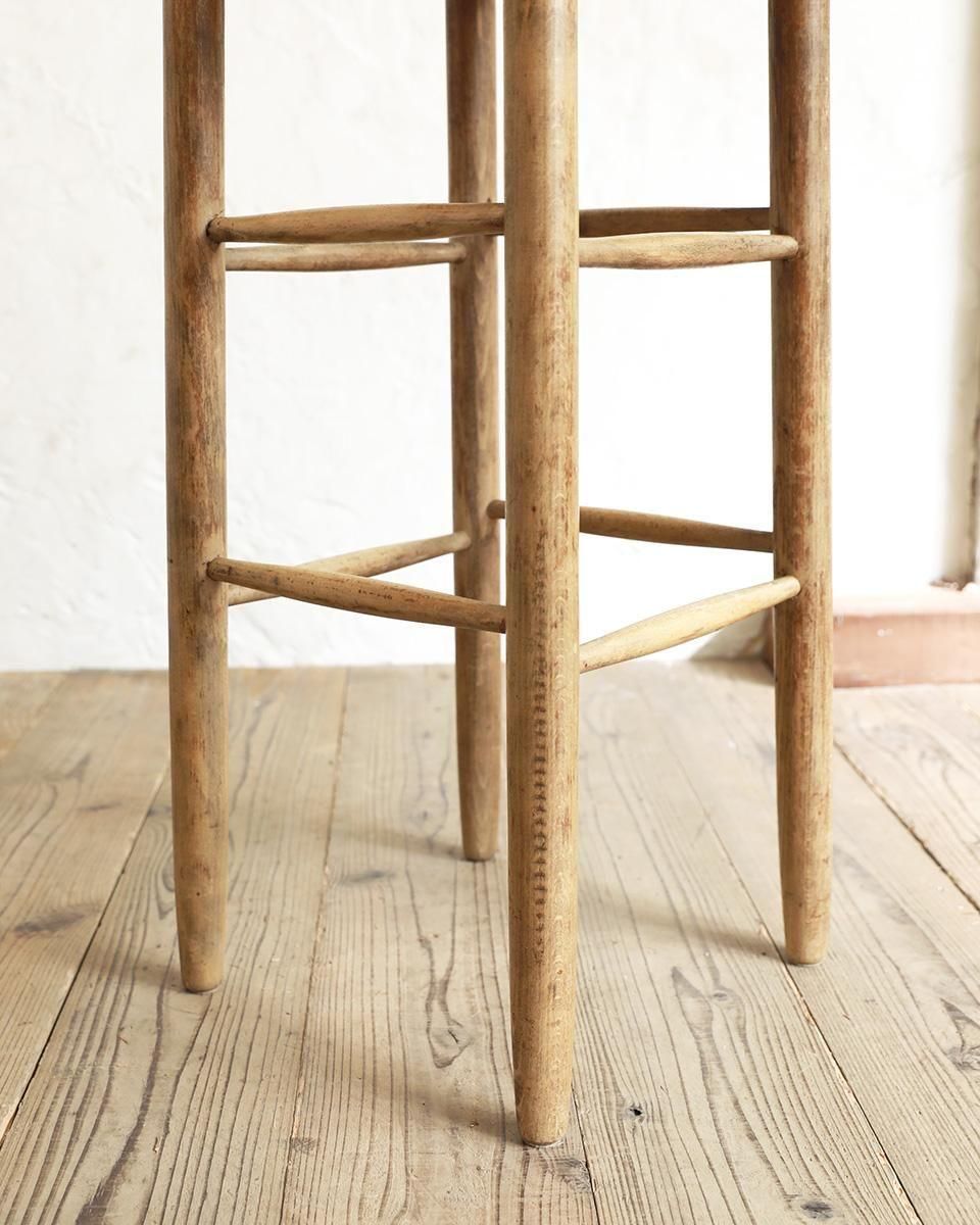 アンティーク ラッシュシート ハイスツール.7 | Antiques Knock