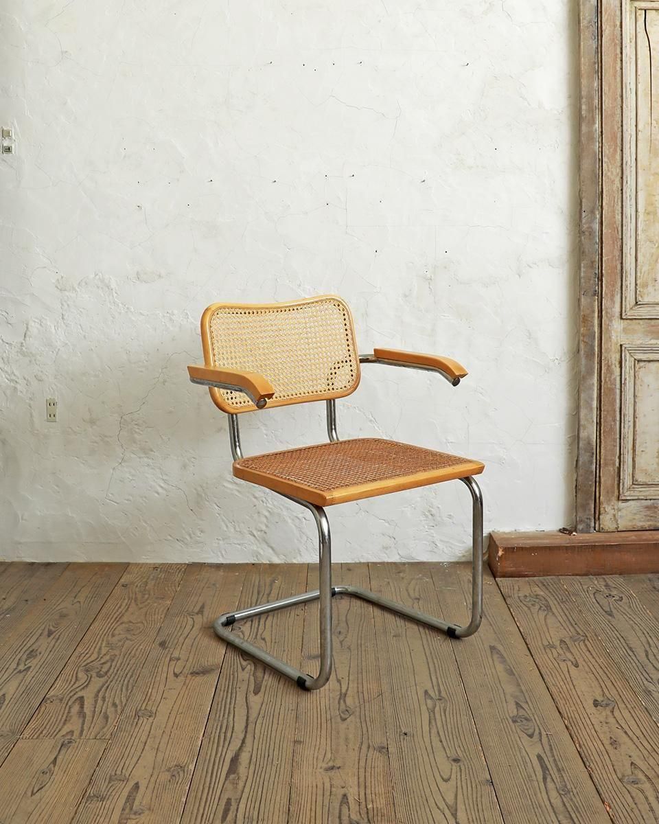 Cesca chair Marcel Breuer 89年イタリア製　張替済 アンティーク Marcel Breuer（マルセル・ブロイヤー）Cesca