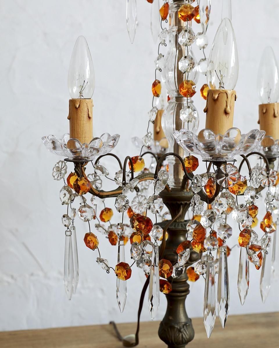 ウランガラス 【ブラックウラン】　1920年　シャンデリアドロップ　フランス ウランガラス 【ブラックウラン】 1920年 シャンデリアドロップ フランス