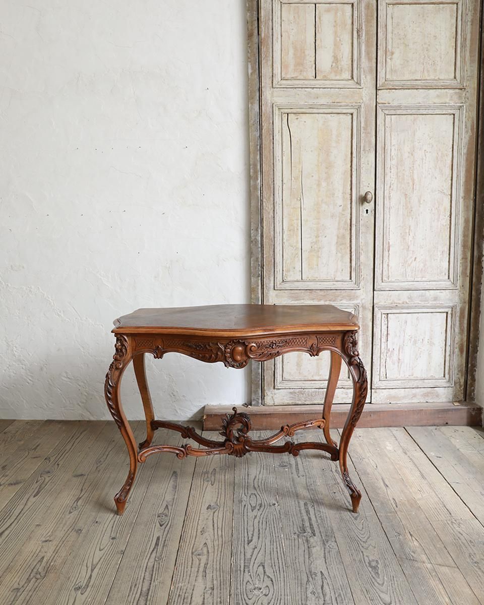 フランスアンティーク ロココ様式サロンテーブル | Antiques Knock