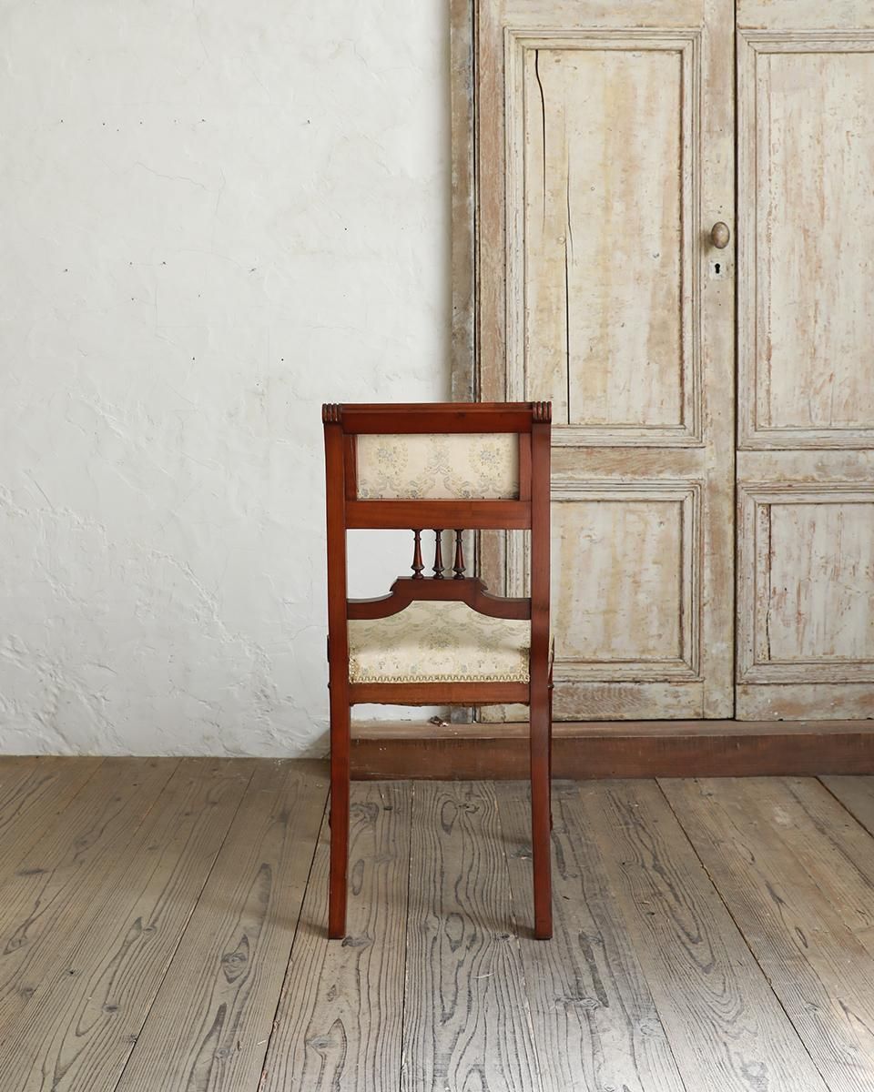 フランスアンティーク ファブリックチェアチェア.3 ダイニングチェア