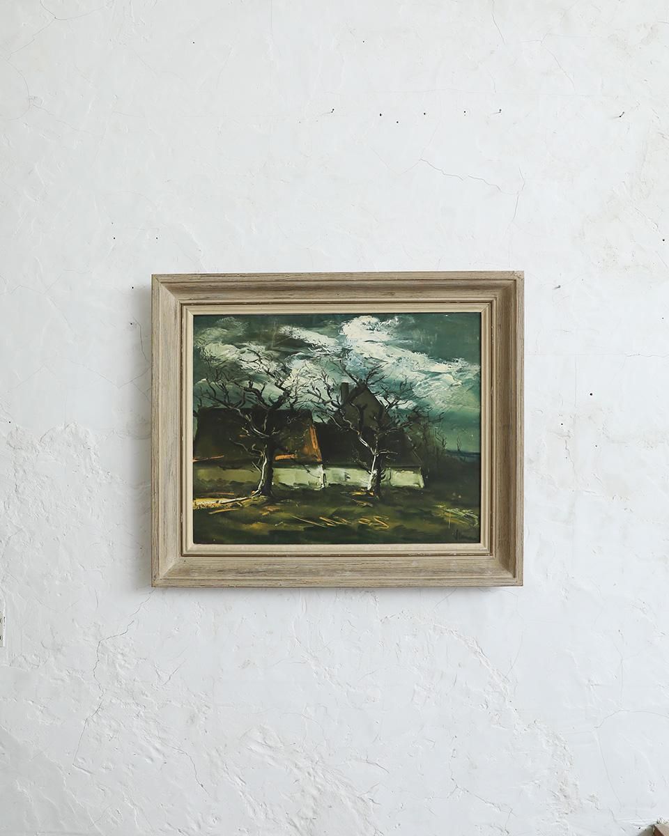 イギリスアンティーク ウォールアート.74 （風景画） イラスト