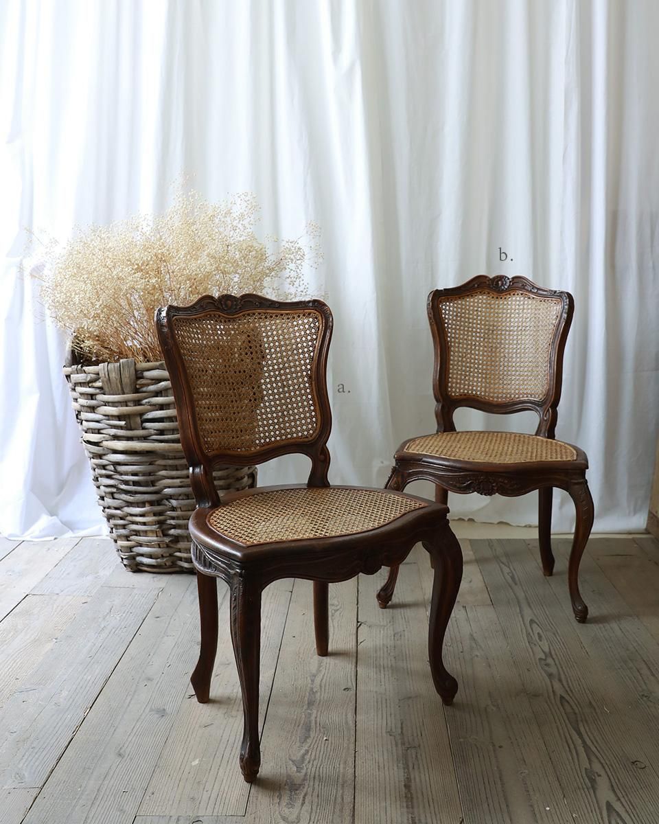 処分価格　フランスアンティークチェア アンティークチェア・93/フランス アンティーク家具 椅子 剥離家具