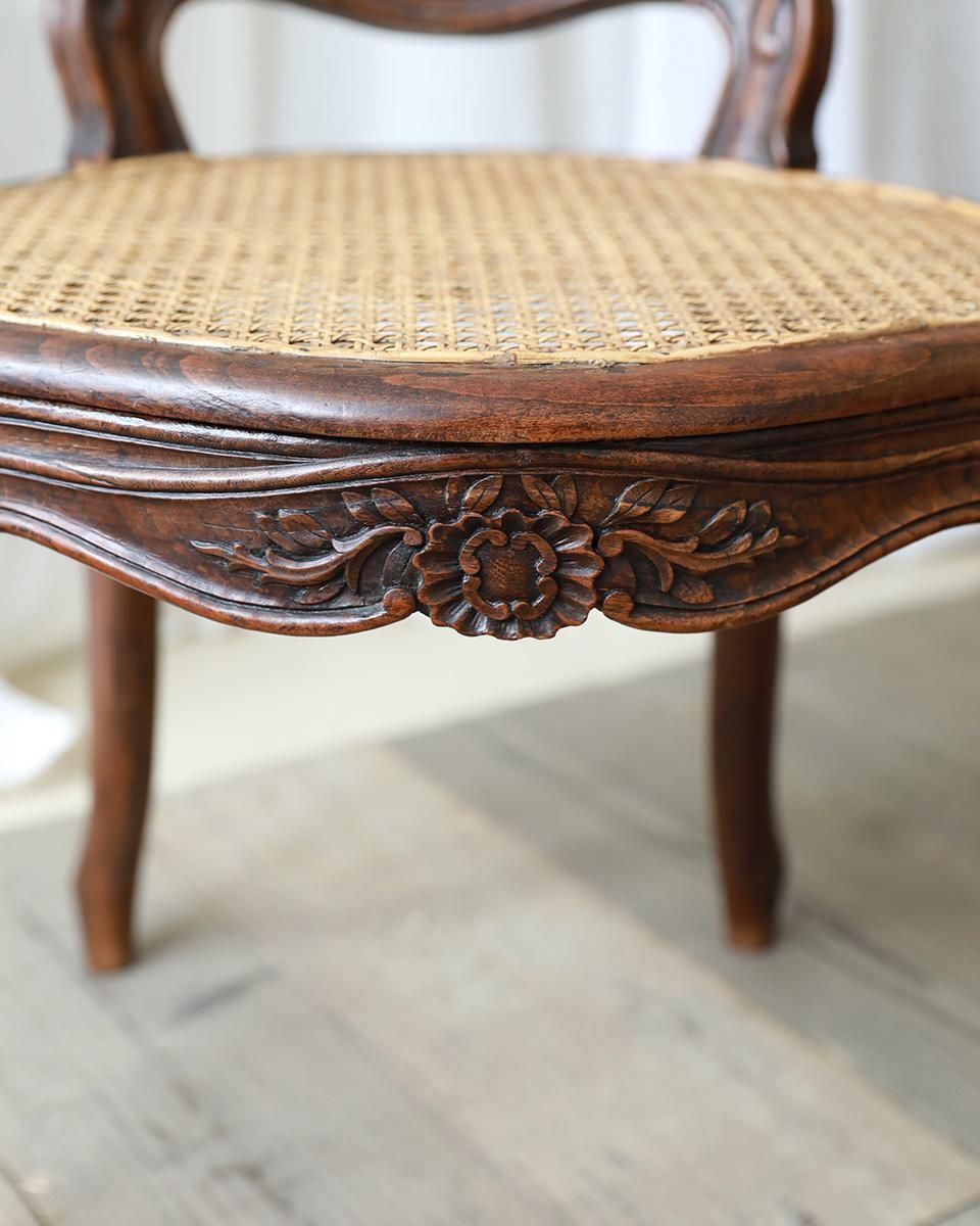 L3705-211 英国アンティーク ケインバックチェア ヴィクトリアン ラタン L3705-211 英国アンティーク ケインバックチェア ヴィクトリアン