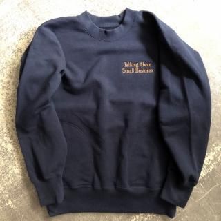 B26-U002 GYM crew Navy (Embroidery)BROWN by 2-tacs