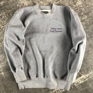B26-U002-1 GYM crew Gray  (Embroidery)BROWN by 2-tacs
