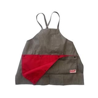 B27-W001 DCP-apron GrayBROWN by 2-tacs