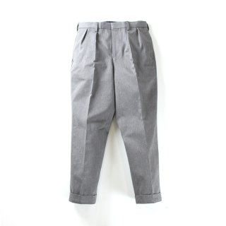 B30-P001 Tapered slacks (Light gray)BROWN by 2-tacs