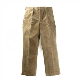 B32-P001C Straight slacks (CordsBeige)BROWN by 2-tacs
