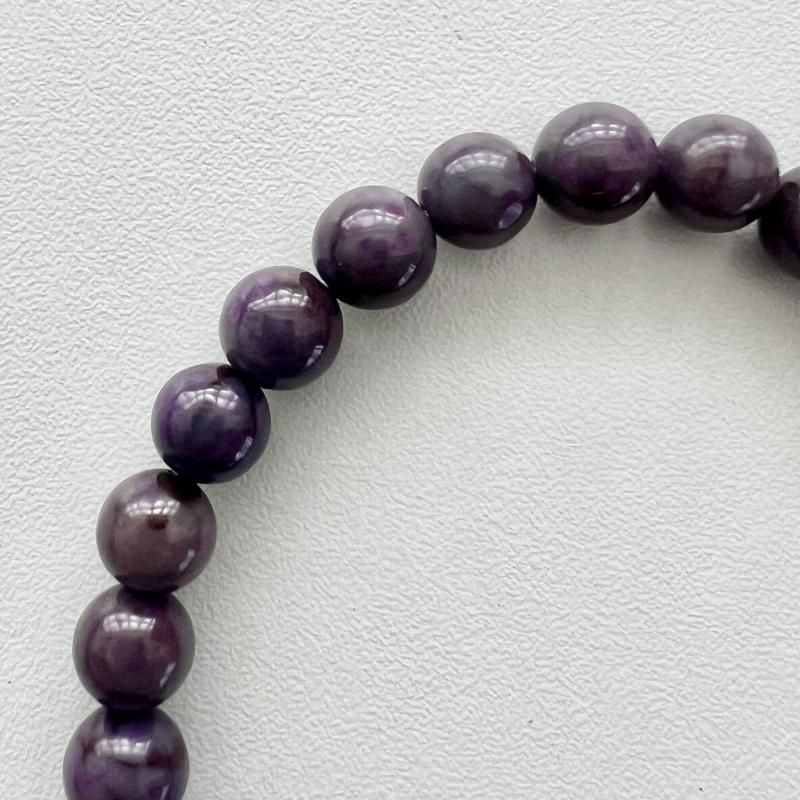 柔らかなパープル！☆南アフリカ産☆スギライトブレスレット☆7.5-8mm②