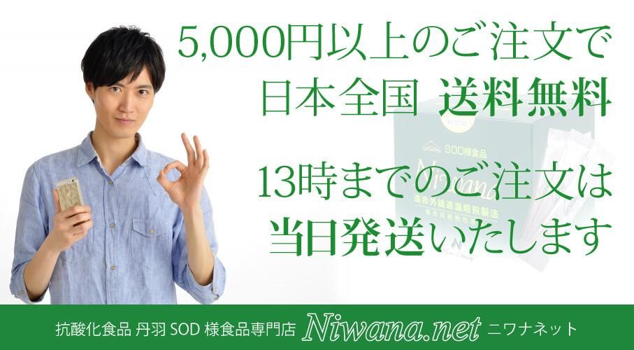 ニワナ直販ショップ|ニワカンパニー社 丹羽SOD様食品 Niwana 正規販売 ...