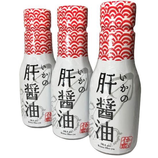 いかの肝醤油 鮮度保持ボトル0ml 3本セット 飛鳥フーズ オンラインショップ