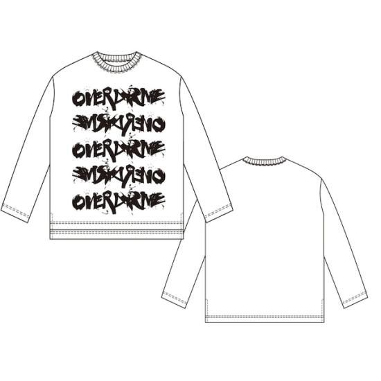 OVERDRIVE JACK BIG L/S TEE WHITE - Ash-LD'50 OVERDRIVE JACK BIG L/S TEE WHITE - Ash-LD'50