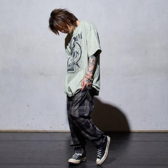 パンツ PROPA9ANDA BRATS CHECK ZIPPERS radiots BRATS CHECK ZIPPERS - Ash-LD'50