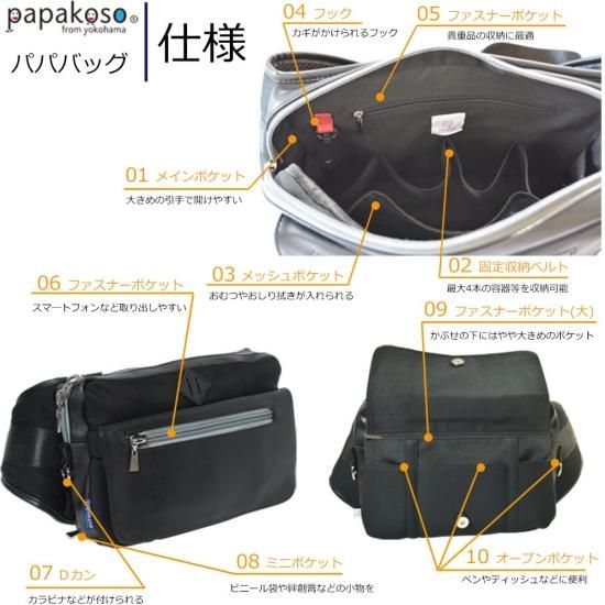 パパバッグ スタンダード|理想のパパバッグ - papakoso(パパコソ