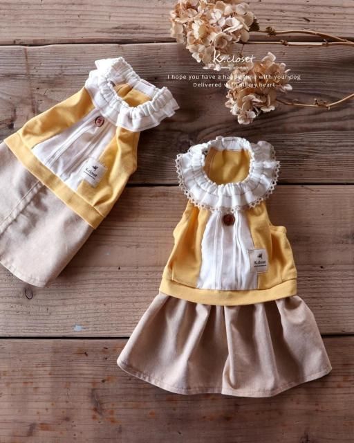 カンナクローゼット・ハンドメイドわんこ服・犬服