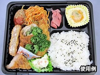 弁当容器】CTガチ弁L IK24-20E2 BK 本体（50入）中央化学【通販
