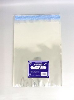 オーピーパックC　T-A4 テープ付き透明袋 食品OK（100枚入）    