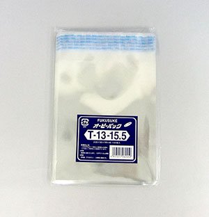 オーピーパック　T-13-15.5 (横130mm × 縦155mm) テープ付き 透明袋 食品OK（100枚入）    