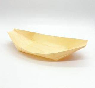 たこ焼き容器 白樺木舟皿8寸(100枚入)