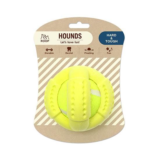 わんちゃん大好きテニスボール入り Roop 犬用おもちゃ ハウンズ クロスボール ペット用品おやつの通販ショップ ハミングドッグ わんちゃん大好きテニスボール入り Roop 犬用おもちゃ ハウンズ クロスボール ペット用品おやつの通販ショップ ハミングドッグ