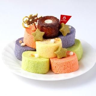 早期予約商品 送料込み 犬用 22年クリスマスケーキ ロールケーキタワー 冷凍品 ペット用品おやつの通販ショップ ハミングドッグ