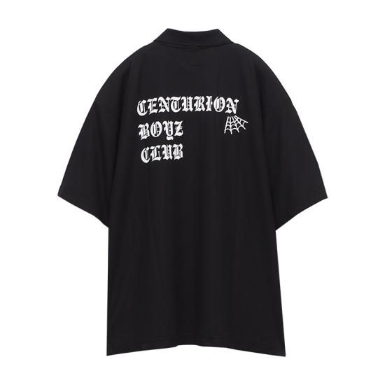 WIDE POLO SHIRTS -SKULL- - CENTURION BOYZ CLUB