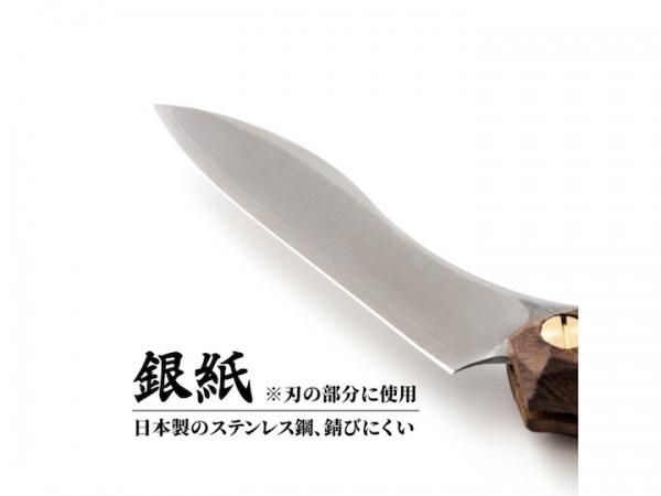 強化木】折畳式料理ナイフ プレーンブラック 9,900円