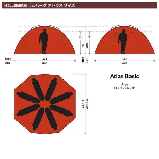 HILLEBERG Atlas- STANDARD point