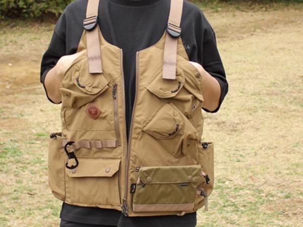 grn（ジーアールエヌ） TEBU RIFLEMAN VEST（テブライフルマンベスト） BEIGE - STANDARD point