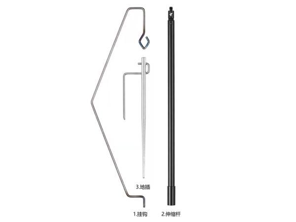 ライト・ランタン SHU WORKS LIGHT STAND SHU WORKS ULTRA LIGHT PORTABLE CAMPING LIGHT STAND [シュー