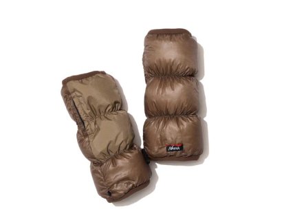 NANGA MOUNTAIN LODGE DOWN WRIST GAITERS MOCHA