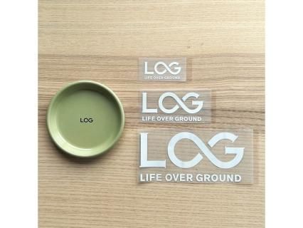 LOG カッティングステッカー ホワイトの商品画像