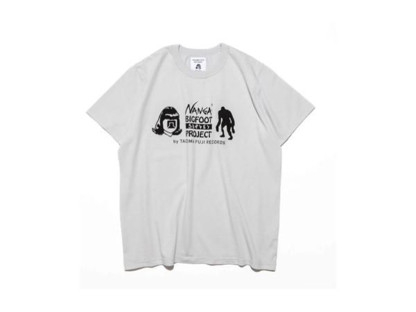 NANGA×TACOMA FUJI RECORDS BIGFOOT SURVEY PROJECT LOGO L/S