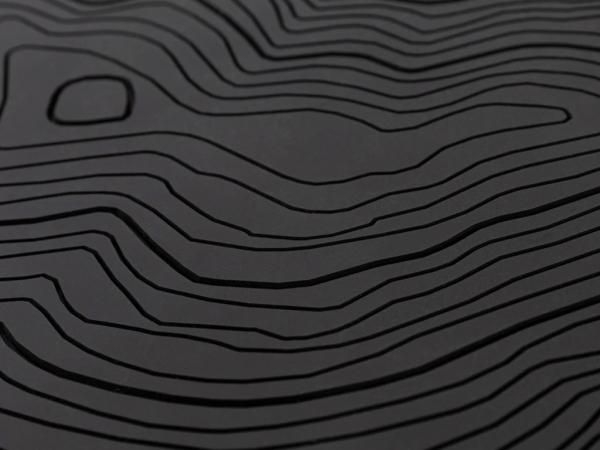 DVERG(ドベルグ) Topographic Bar Mat - STANDARD point