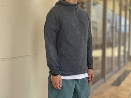ULSUS 1/2 ZIP HOODIE SMOKEY GRAYξʲ