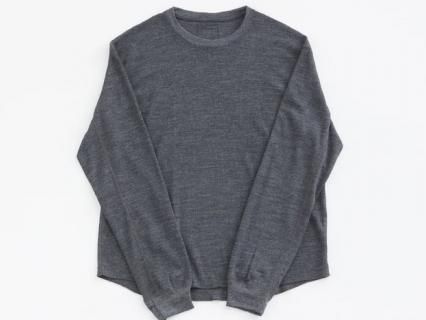 PAPERSKY WEAR MERINO WAFFLE LONG T-SHIRTの商品画像
