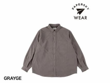 PAPERSKY WEAR HIKE&BIKE CAVE CORDUROY BIG SHIRTの商品画像