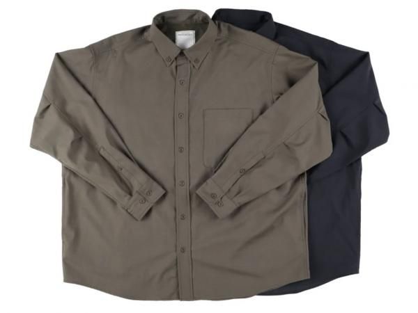 PAPERSKY HIKE&BIKE BIG SHIRT　グレージュ PAPERSKY WEAR HIKE&BIKE MERINO BIG SHIRT - STANDARD Point