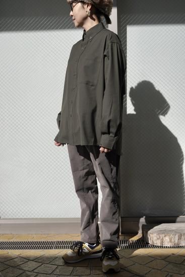 PAPERSKY HIKE&BIKE BIG SHIRT　グレージュ PAPERSKY WEAR HIKE&BIKE MERINO BIG SHIRT - STANDARD Point