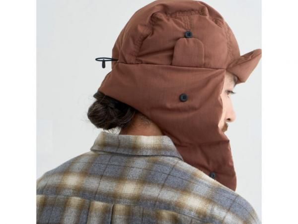 NANGA(ナンガ) HINOC RIPSTOP DOWN EAR FLAP CAP - STANDARD point