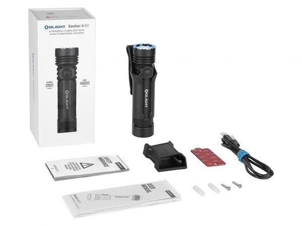 OLIGHT SEEKER 4 PRO TYPE-C マットブラック - STANDARD point